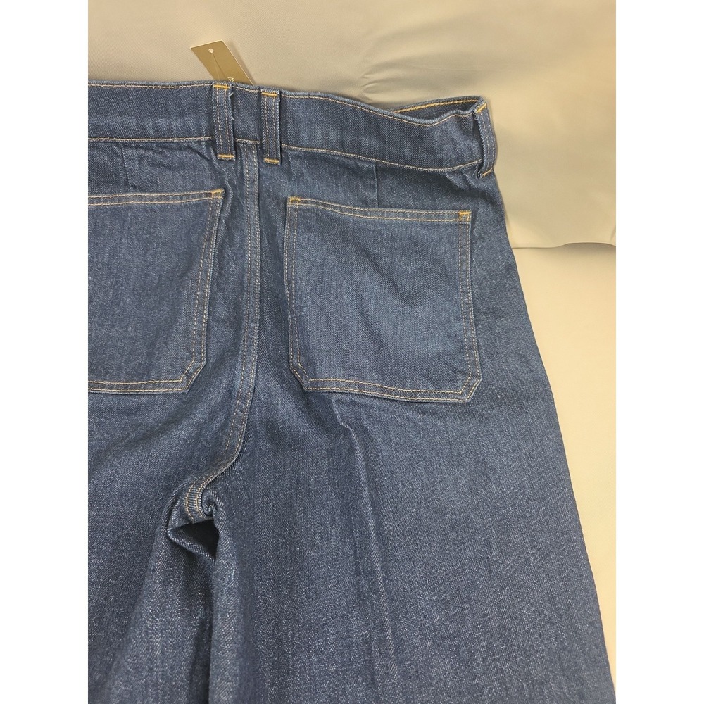 J.Crew Vintage Flare Jean With Flap Pockets CN350 Rinse Wash NWT Women's 28Tall - Picture 14 of 16